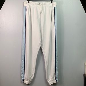NWT Pretty Little Things White Side Stripe Joggers